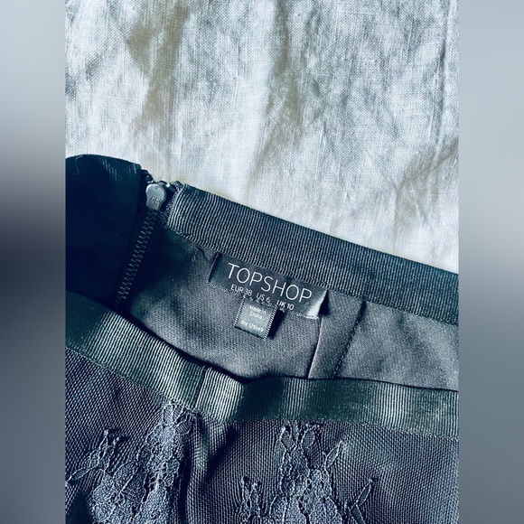 Topshop Midi Lace Skirt - Picture 2 of 4